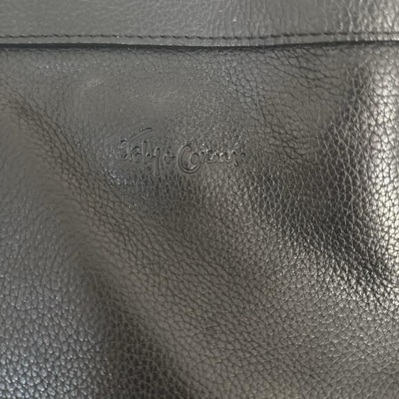 Foley + Corinna Pebbled Leather Black Tote - Picture 2 of 11